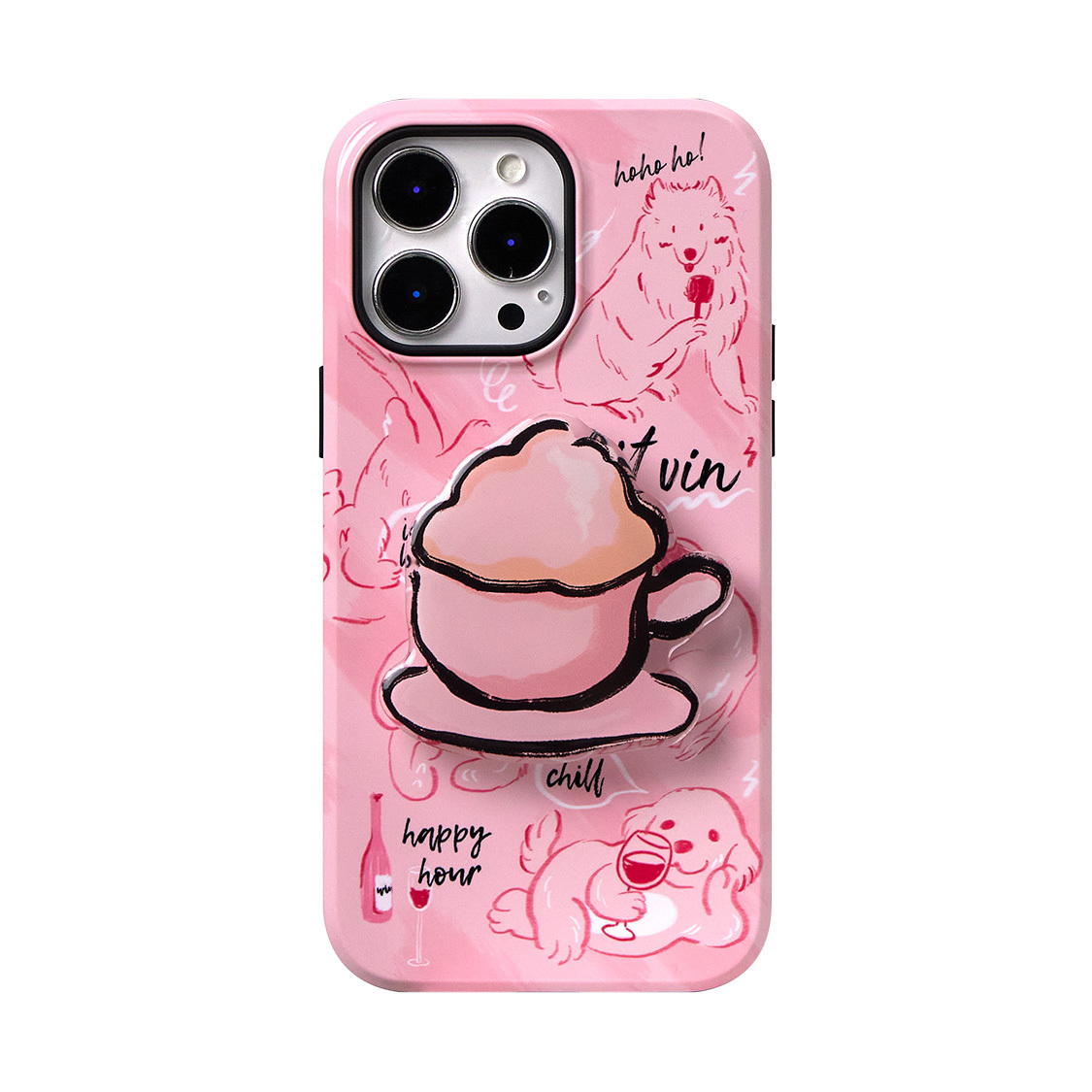Fashion Cute Cat Print Phone Case - Image 5