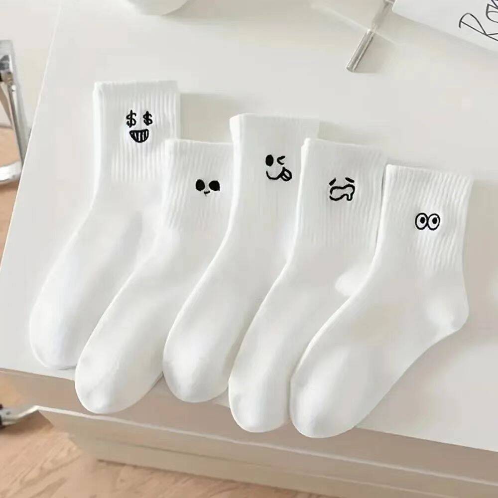 Mid-Calf Length Thin Socks for Women