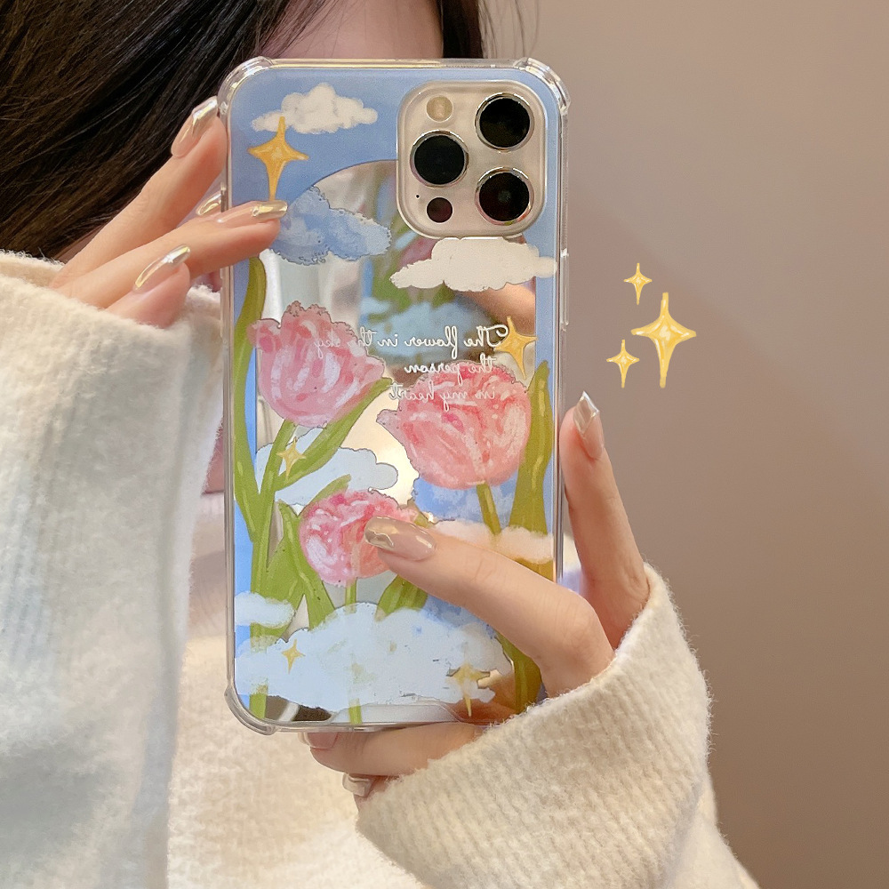 Silicone Literary Tulip Phone Case - Image 2
