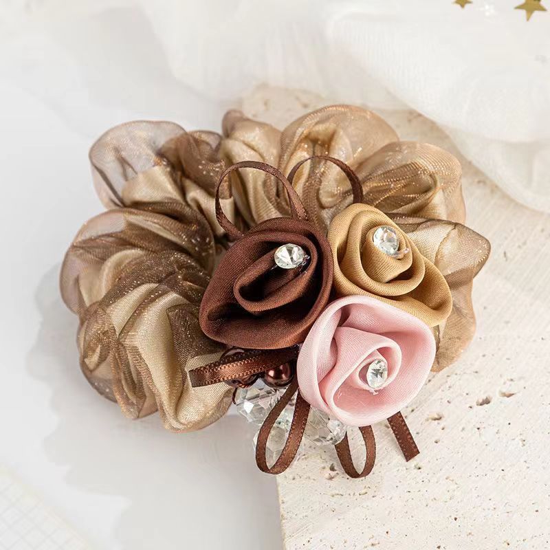 Scrunchie Female Head Flower Band - Image 4