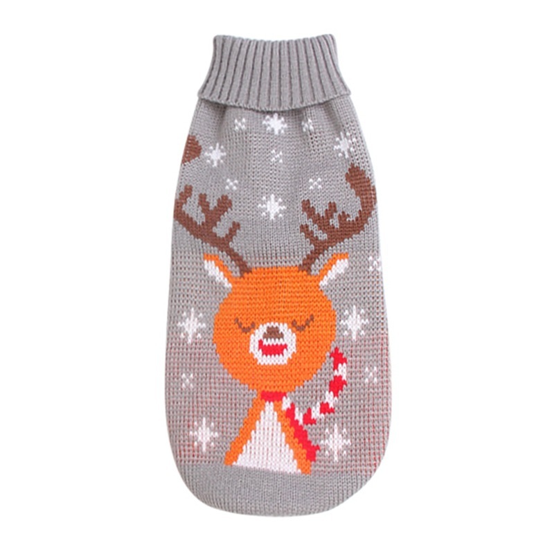 Christmas Turtleneck Dog Knitting Sweater - Image 8