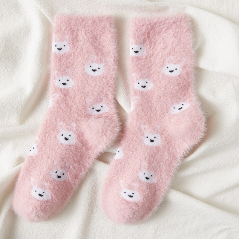 Women Plush Home Sleeping Socks - Image 3