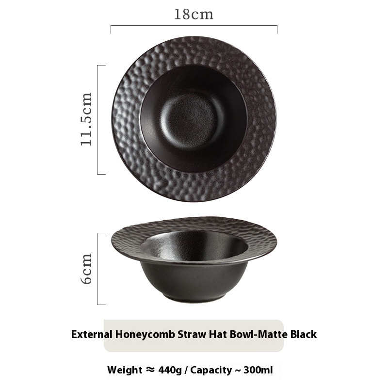 Japanese Style Thick Soup Deep Plates - Image 6
