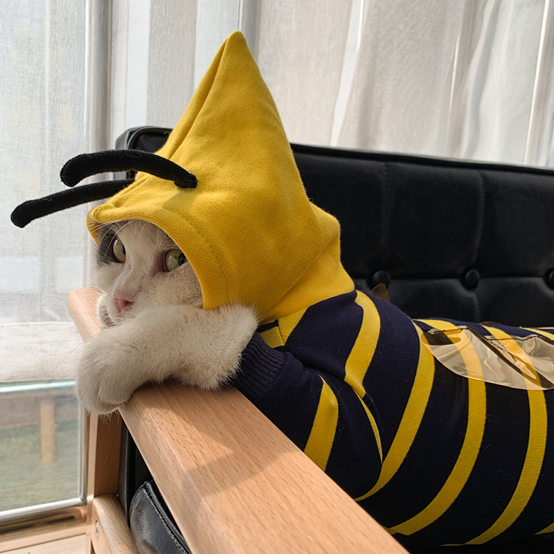 Honey Bee Cute Warm Plush Hoodies - Image 3