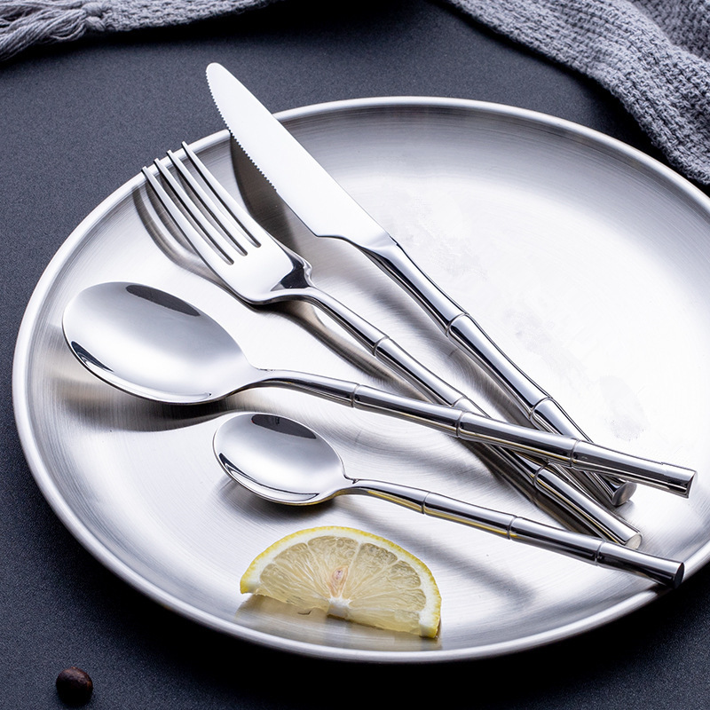 Golden Western Steak Spoon Cutlery Set