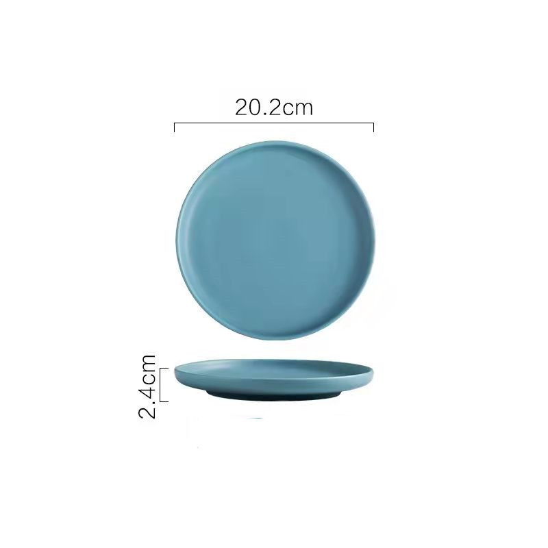Western Slim Ceramic Steak Plate - Image 2