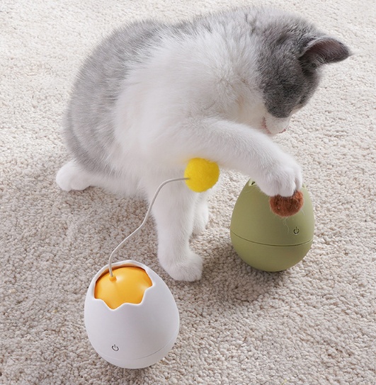Funny Artifact Egg Shell Cat Toys