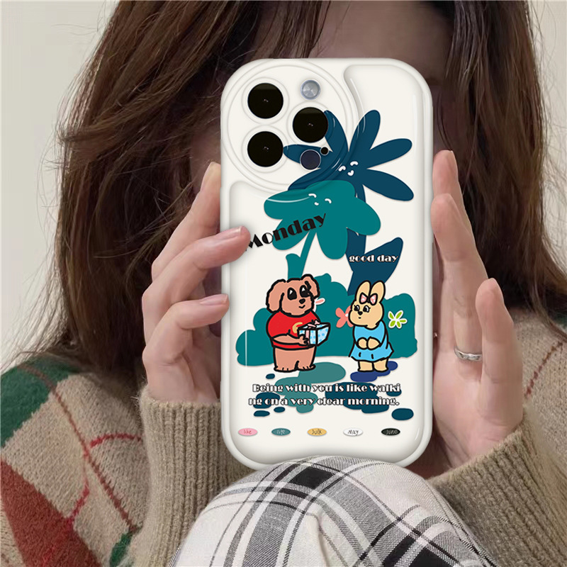 Silicone Fashion Print Phone Case Cover - Image 2