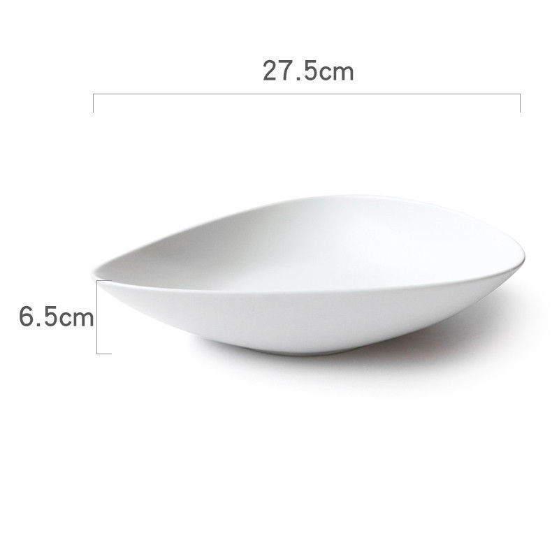 Irregular Household Ceramic Bowls And Plates - Image 2