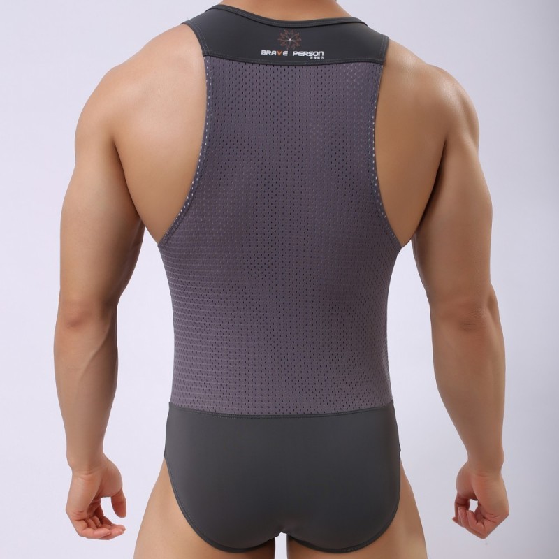 Men Body Shape Swimming One Piece Underwear - Image 5