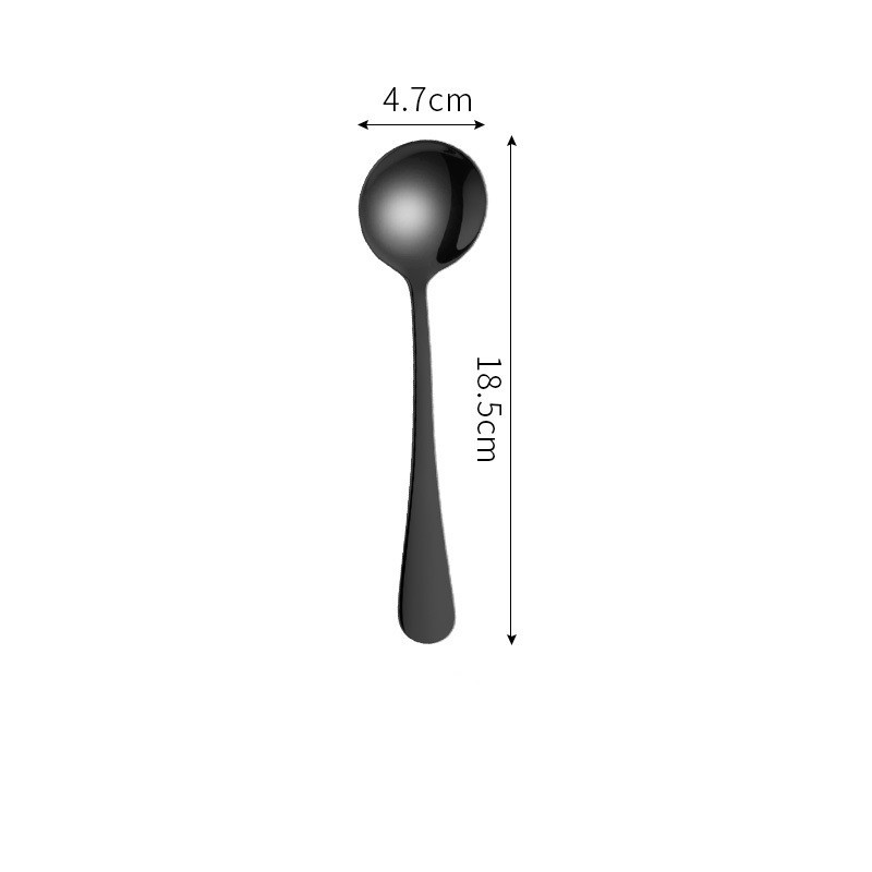 Stainless Steel Titanium-Plated Cutlery 4 Piece Set - Image 7