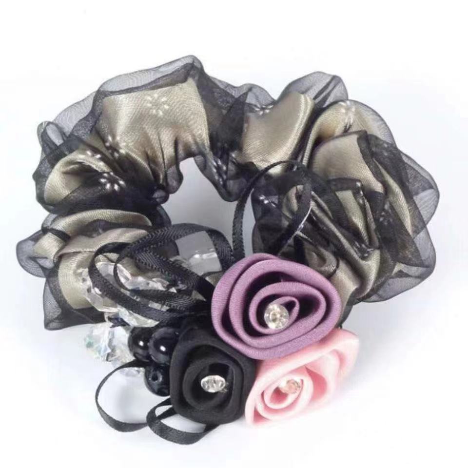 Scrunchie Female Head Flower Band - Image 5