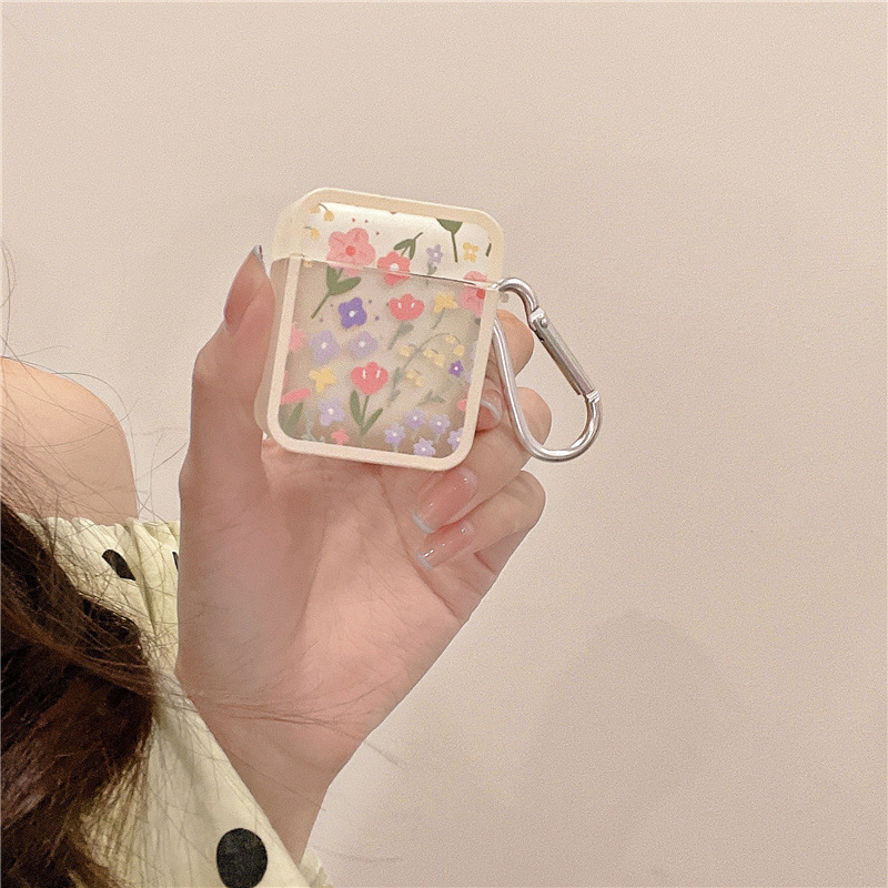 Literary Flowers Earphone Protective Case