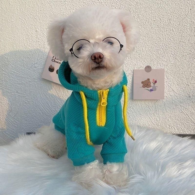 Pet Handsome Floral Embossed Thin Sweater