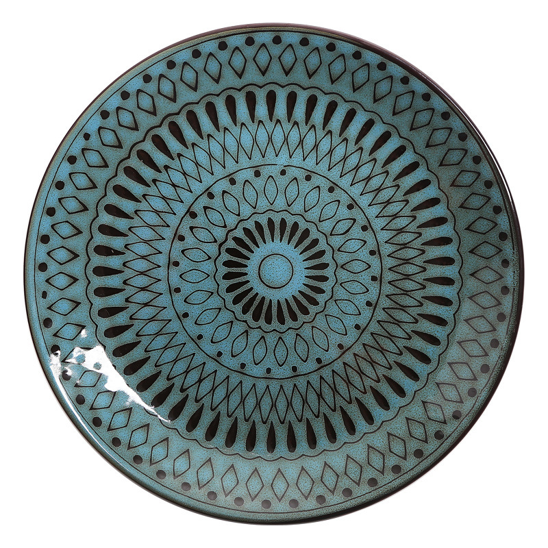 Ceramic Retro Household Bowls Plates Set - Image 9