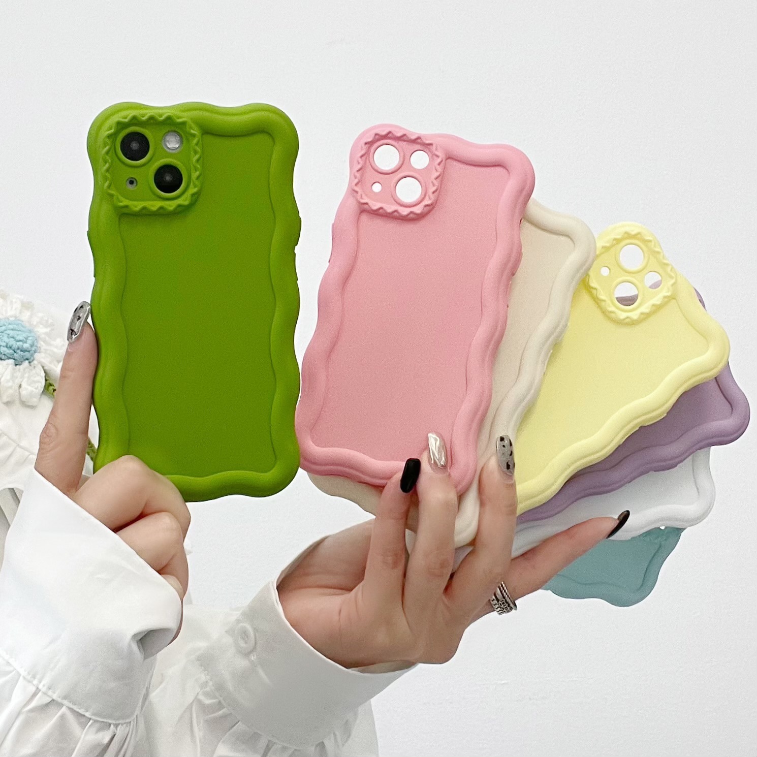 Solid Liquid Cream Wind Phone Case - Image 4