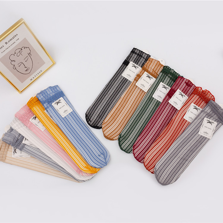 Japanese Mesh Bunching Women Socks