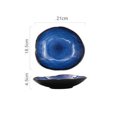 Household Ceramic Western Irregular Plates - Image 5