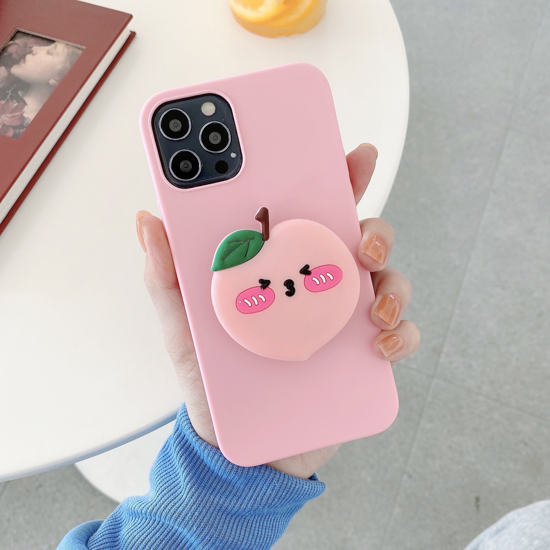 Cute Fruit Holder Phone Case - Image 4