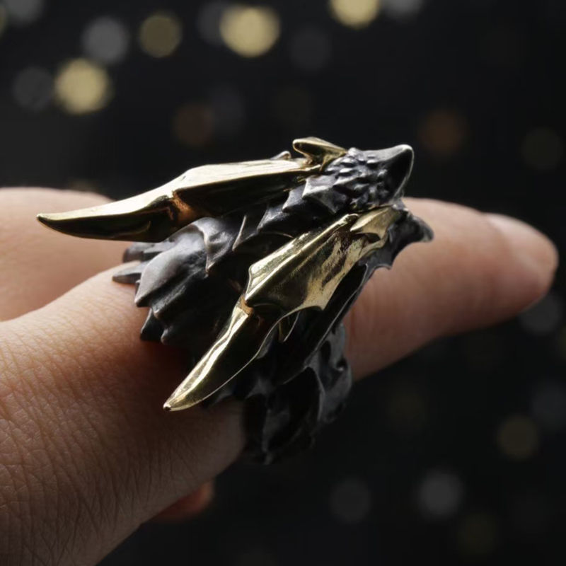 Unique Retro Distressed Ring For Men - Image 10