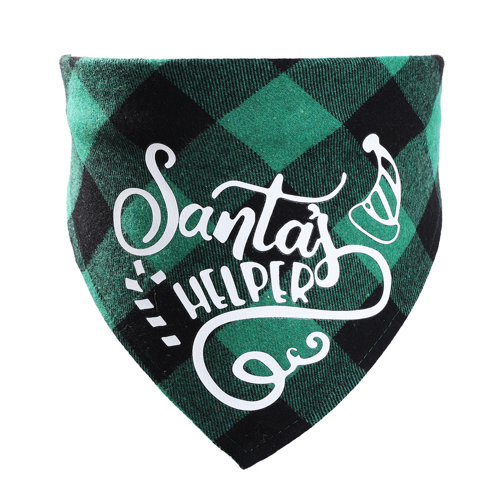 DIY Dog Triangle Christmas Pet Saliva Towel - Image 9