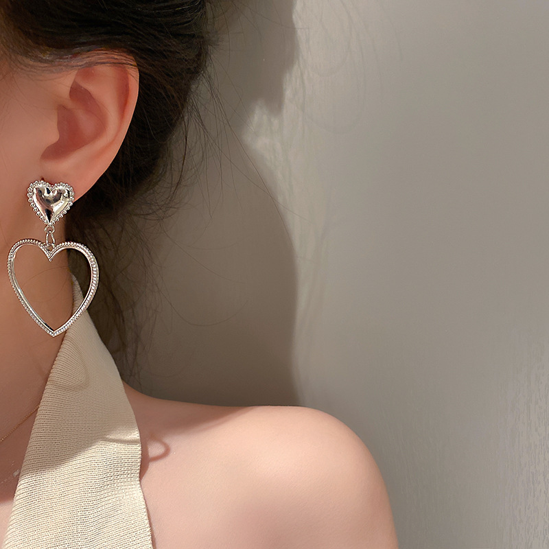 Metal Hollow Design Earrings Women - Image 6