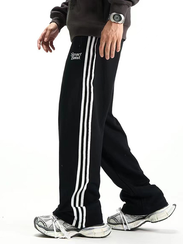 Retro Classic Striped Sports Trousers For Men - Image 5