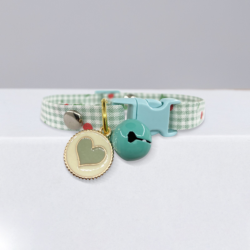 Cute Polka Dot Cat Bell Collar - Image 5