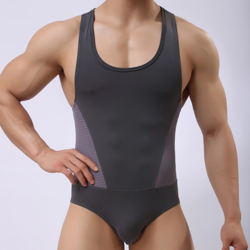 Men Body Shape Swimming One Piece Underwear - Image 3
