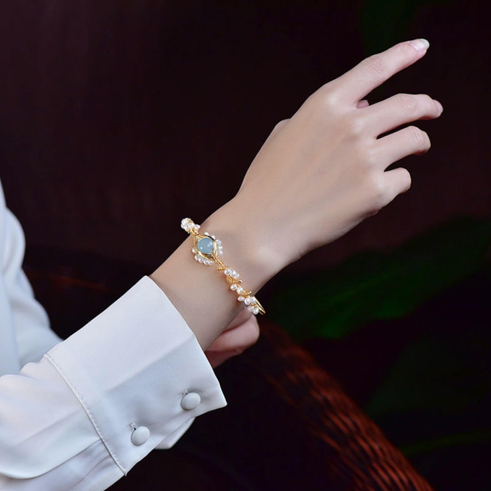 Gold Plating Pearl Bracelet - Image 5