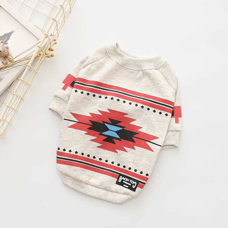Plus Cotton Velvet Print Pet Cloth - Image 5