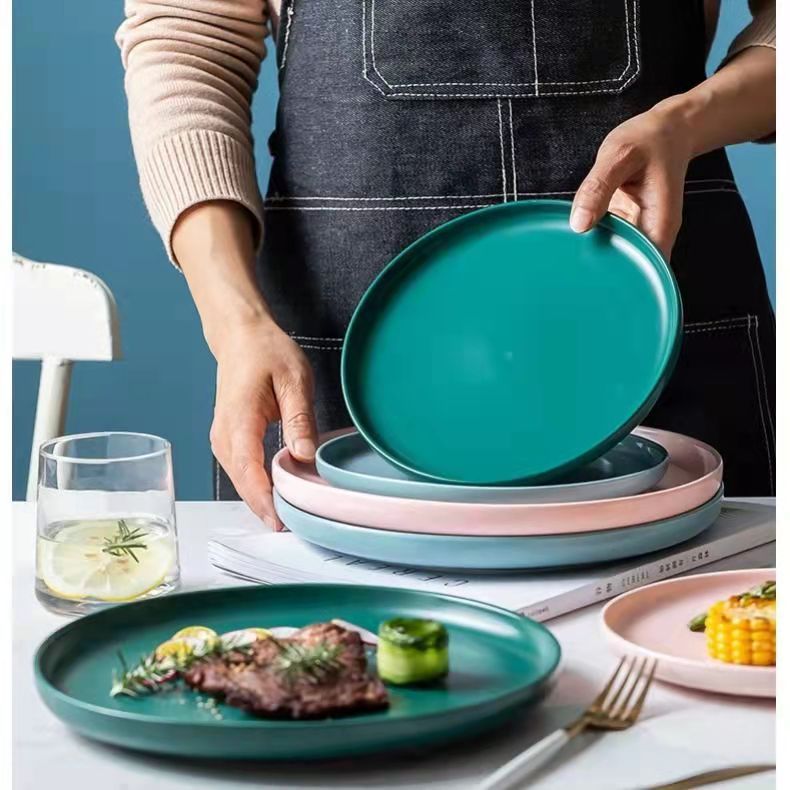 Western Slim Ceramic Steak Plate