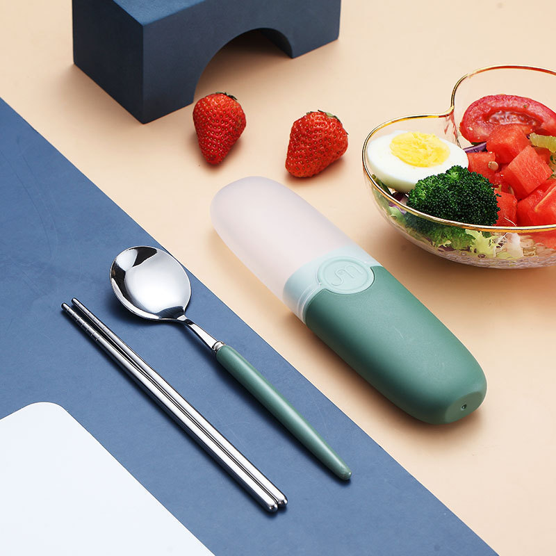 Children's Portable Stainless Steel Cutlery Set - Image 6