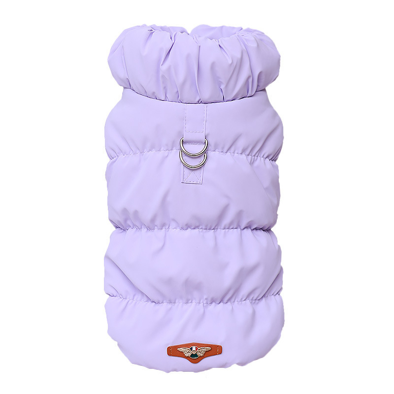 Dog Warm Cotton Vest With Buckle - Image 3