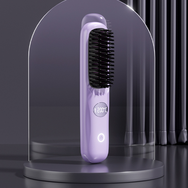 USB Ceramic LCD Heating Straight Comb - Image 4