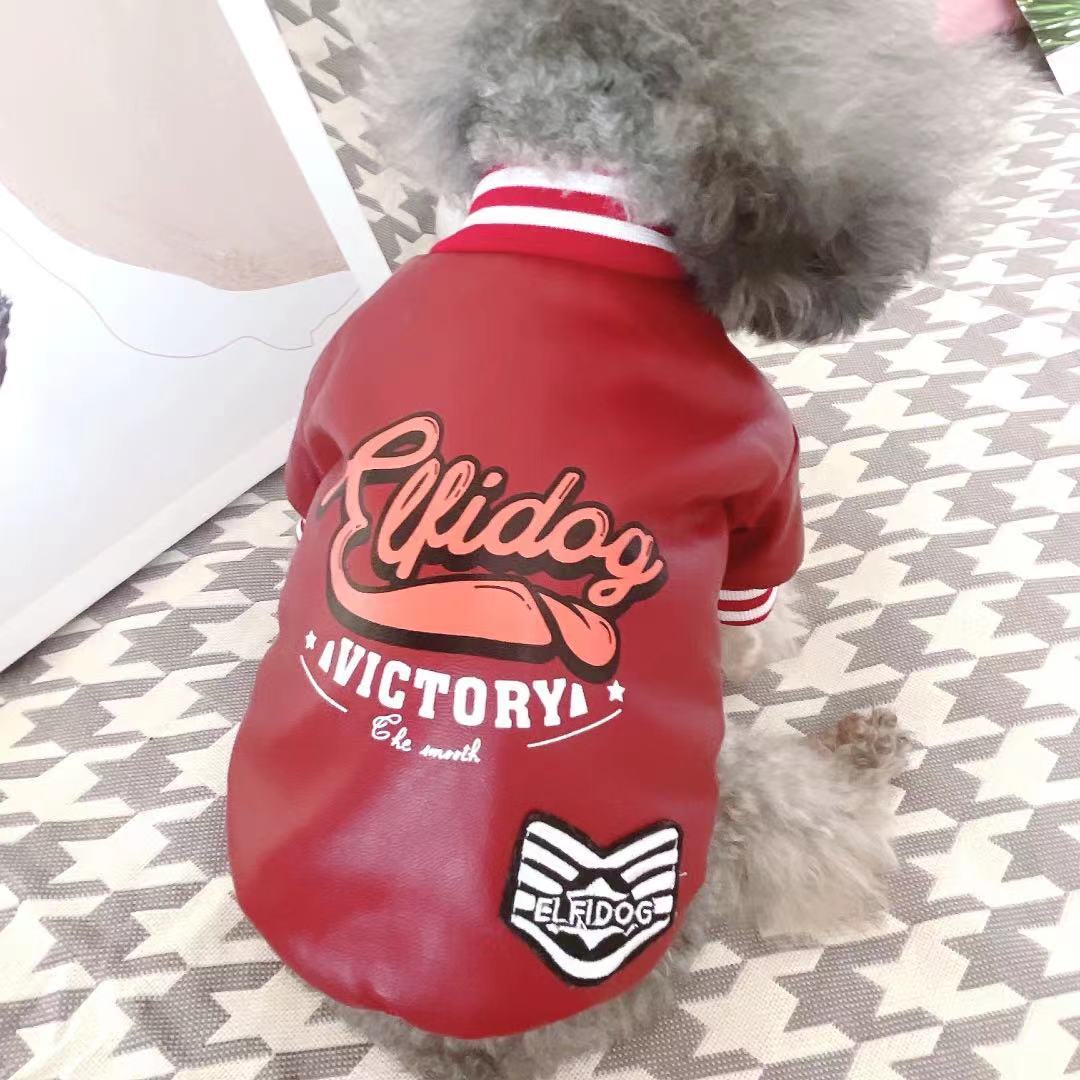 Cotton-Padded Dog Leather Printed Suit