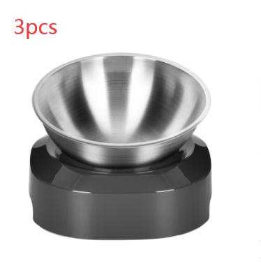 Pet Stainless Steel Bowl Pet Double Night - Image 8