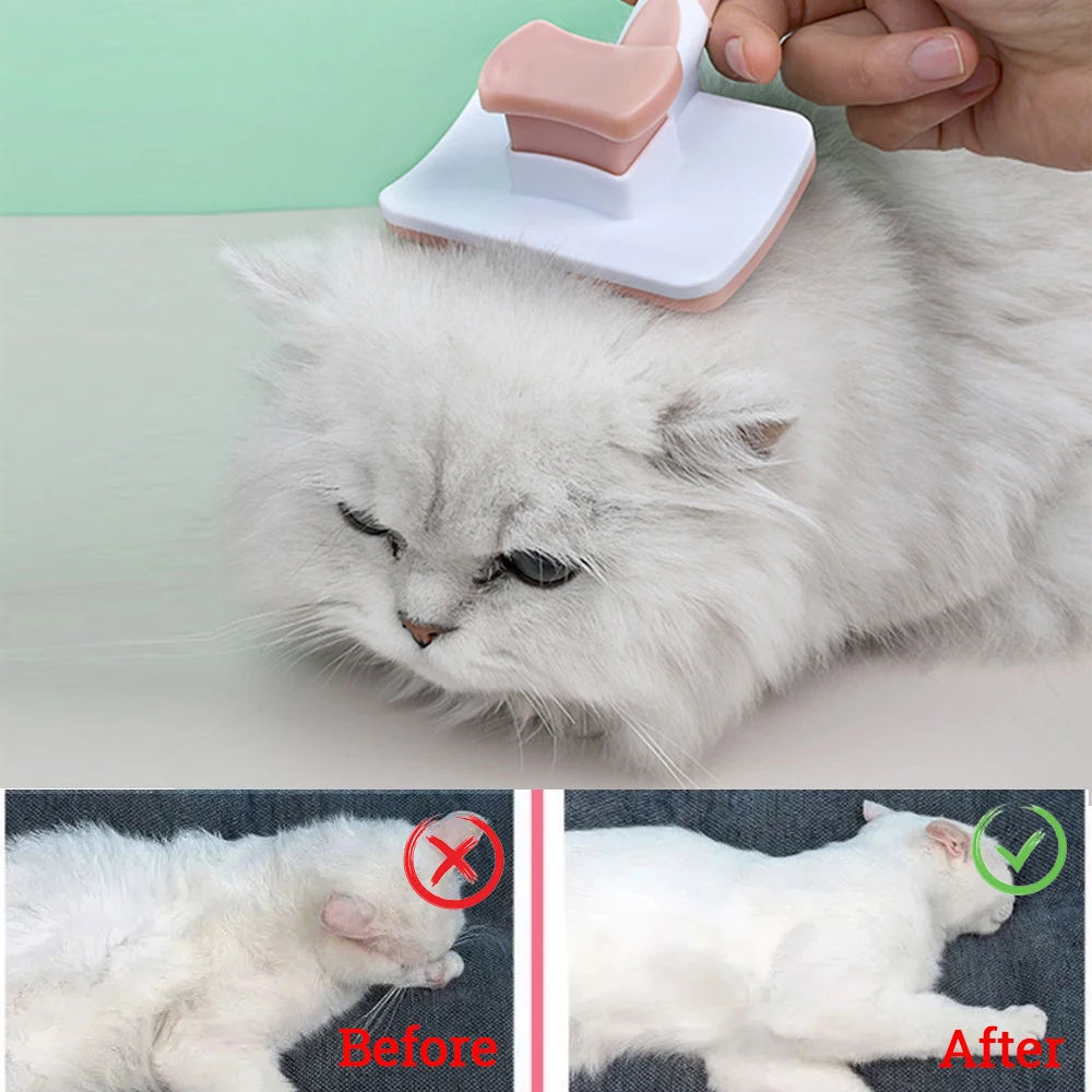 Pet Dog Self Cleaning Slicker Brush For Dogs - Image 3