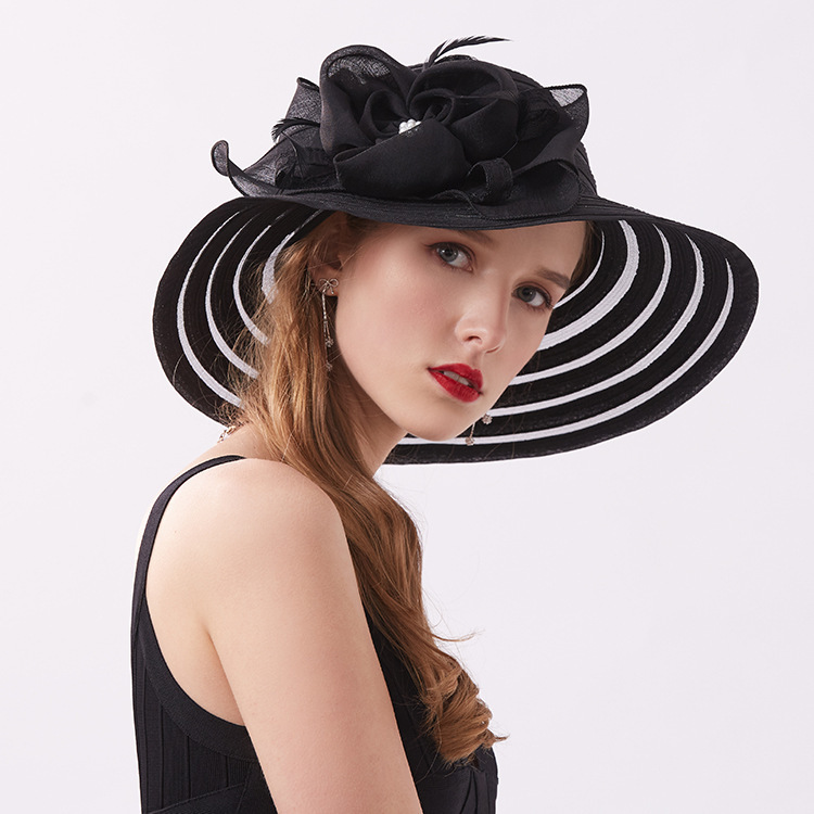 Summer Folding Lace Flower Sunshade Hat