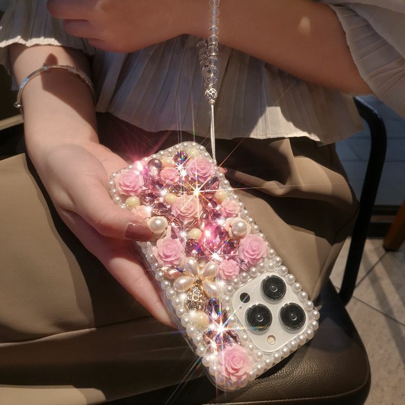 Fashion Flower Shiny Phone Case - Image 2