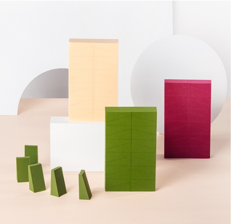 Matcha Triangle Makeup Powder Puff