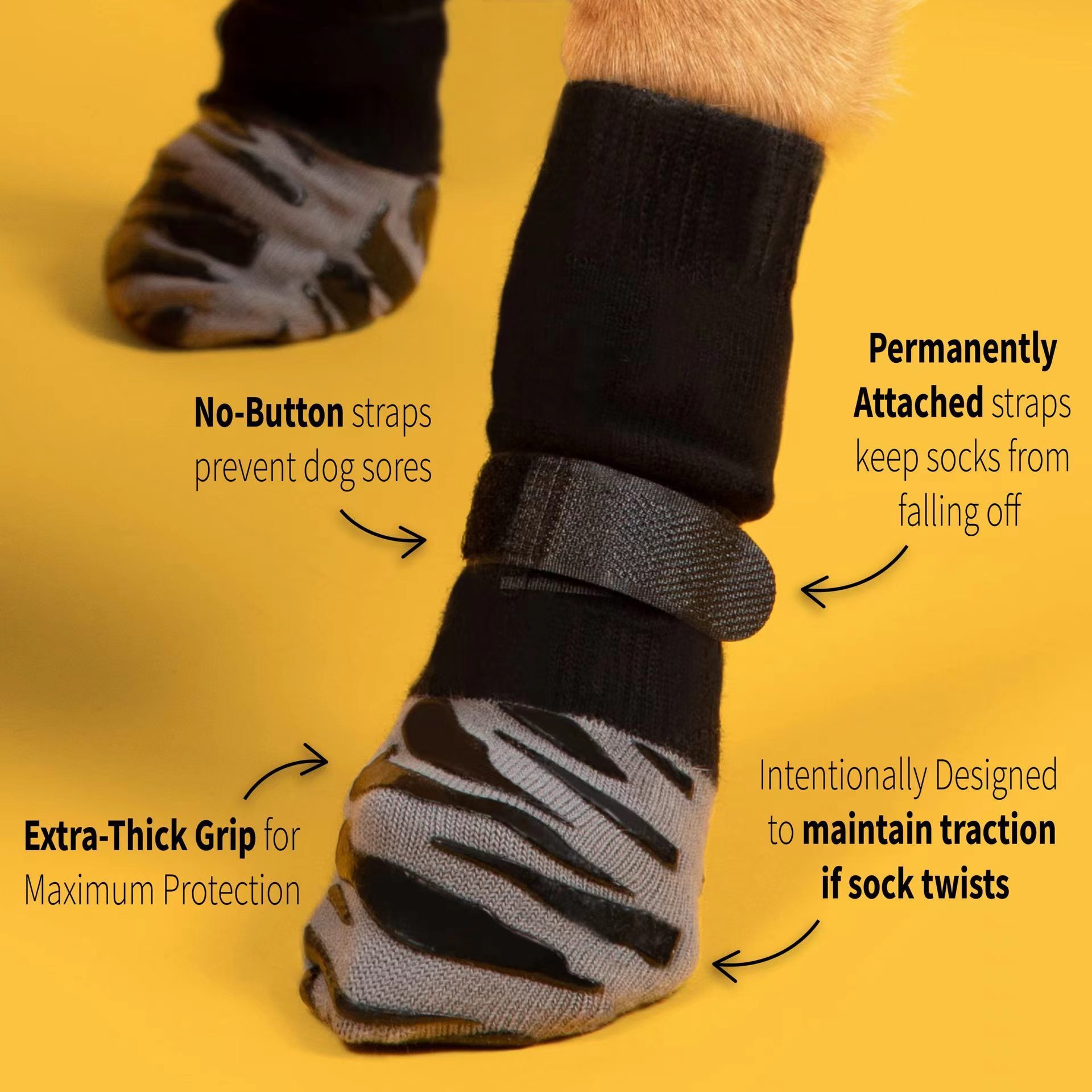 Pet Outdoor Non-slip Waterproof Sock Shoes - Image 3