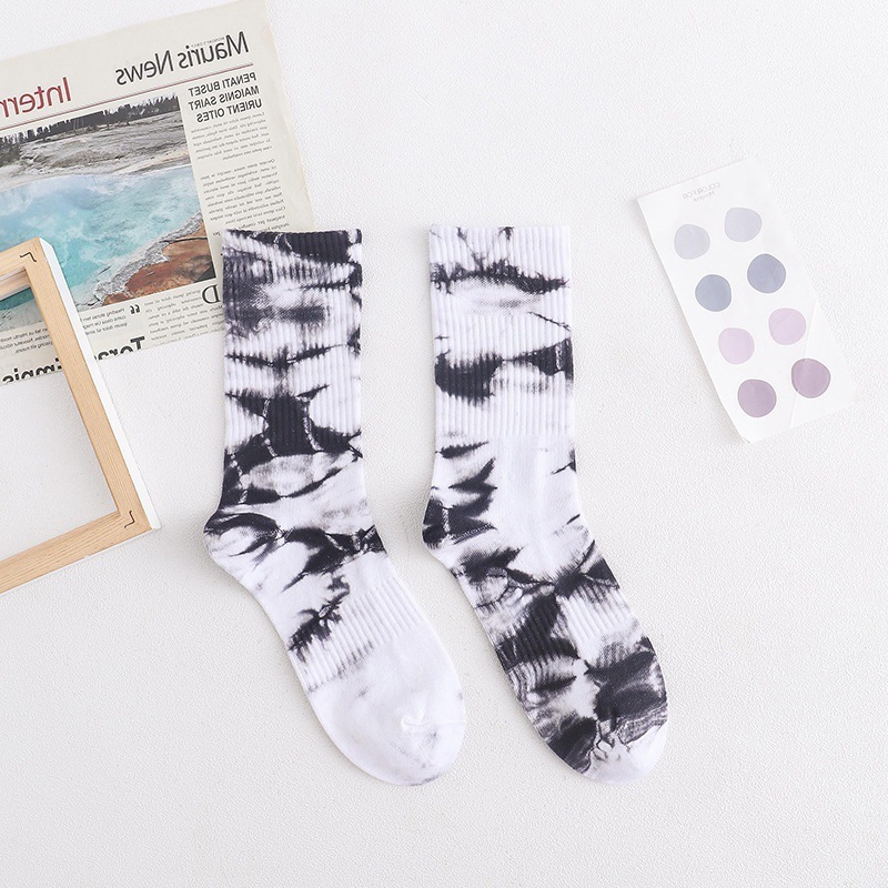 Trendy Tie Dye Socks For Women - Image 9