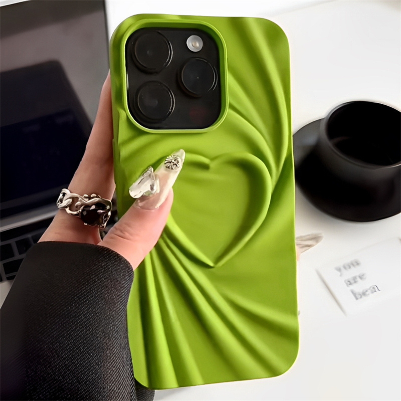Ruffled Simple Love Phone Case - Image 5