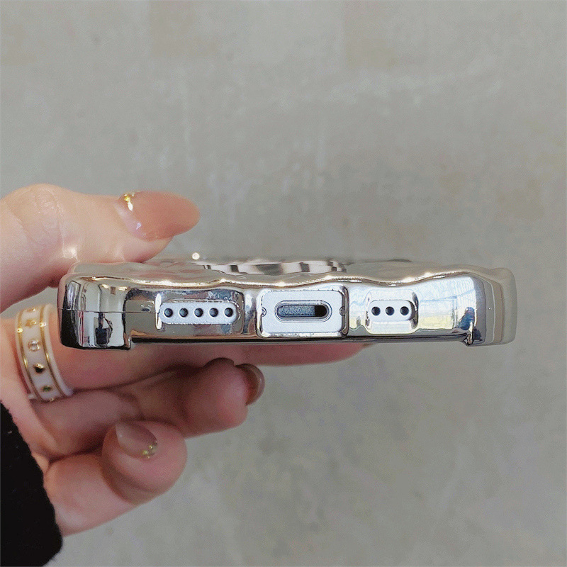 Electroplated Tin Foil Wrinkle Phone Case - Image 8