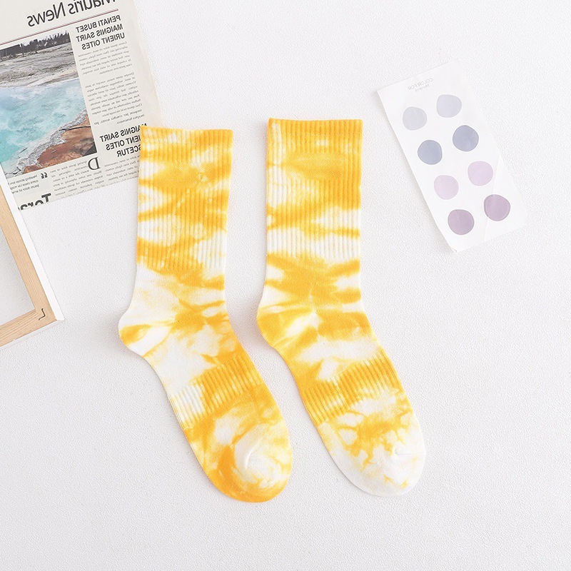 Trendy Tie Dye Socks For Women - Image 6