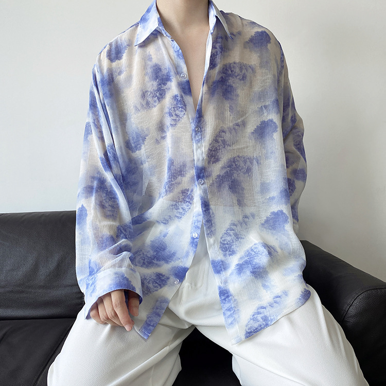 Summer Tulle Long Sleeve Shirt - Image 3