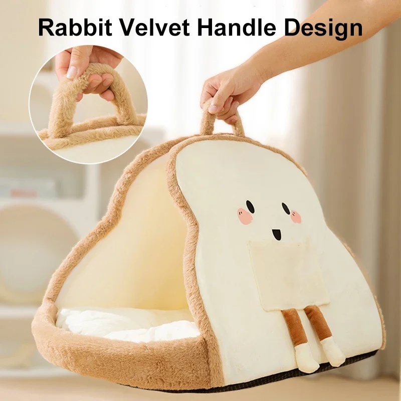 Soft Warm Cozy Kennel Deep Sleeping Cave House