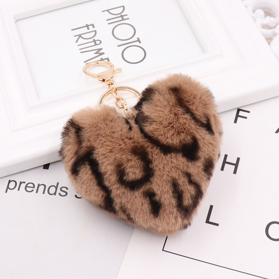 Fashion Women's Plush Heart Keychain - Image 8