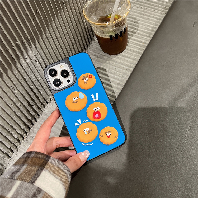 Three-dimensional Biscuit Expression Phone Case - Image 2